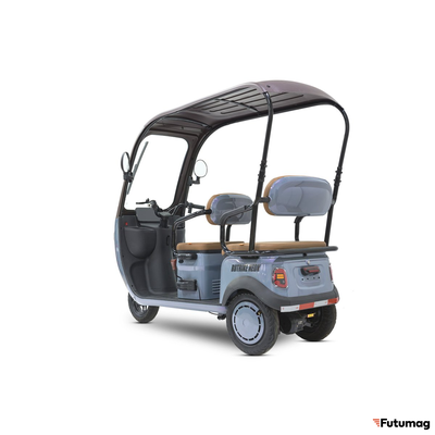 Электротрицикл Rutrike Неон фиолетовый