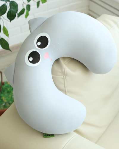 Дорожная подушка-подголовник антистресс "Дымок"