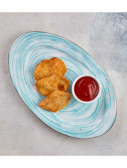 Наггетсы из цыплёнка с соусом