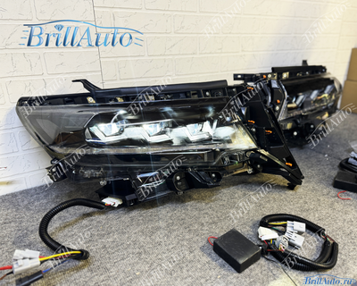 Фары Toyota Land Cruiser Prado 2018+ стиль Lexus GBT