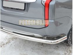 Защита заднего бампера угловая большая d76 для Mitsubishi Pajero Sport (2016-2021)