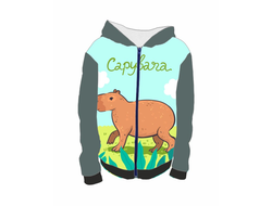 Толстовка 3D с полной запечаткой Капибара, Kapibara-san №11