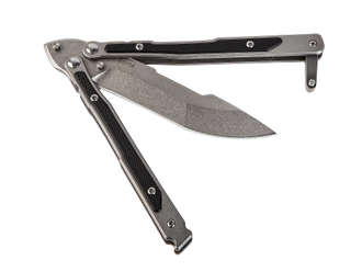 Нож-бабочка MADCAP Black Stonewash