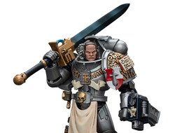 Юстикарий Серых Рыцарей (Warhammer 40k) - КОЛЛЕКЦИОННАЯ ФИГУРКА 1/18 Grey Knights Strike Squad Justicar (JT8995) - JOYTOY
