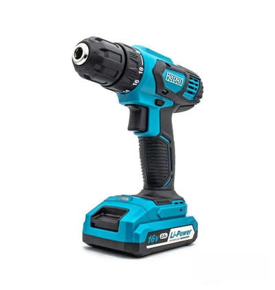 Дрель аккумуляторная ВАРЯГ ДА-16/2 кейс, 2 акб