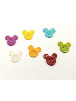 Пуговица детская, микки маус, упаковка 100 штук