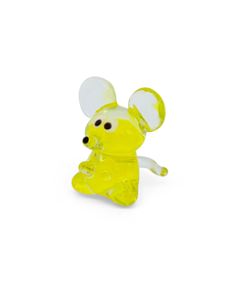 стеклянная фигурка мышь