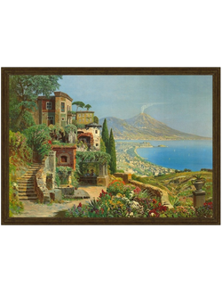 Картина в раме 70 х 100 см    Alois Arnegger - Costiera Napoletana