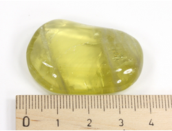 Кварц лимонный (облагороженный), полировка плоская, Бразилия (38*27*9 мм, 17 г) №35662