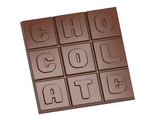 CW1685 Поликарбонатная форма для шоколада Squared chocolate Chocolate World, Бельгия