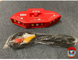Switch Разветвитель AV RCA на 3 устройства + кабель AV 3x3 (Red)