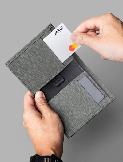 Кошелек Alpaka Ark Bifold Cash Wallet Axoflux 300D Grey