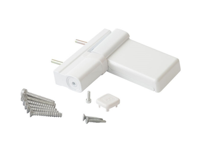 Петля усиленная дверная Elementis K-V, на 120кг., белая