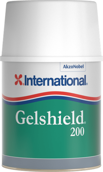 Грунт «International GELSHIELD 200» противоосмотический для стеклопластика ВЫШЕ И НИЖЕ ВАТЕРЛИНИИ (ЗЕЛЕНЫЙ/СЕРЫЙ, 0.75 и 2.5 ЛИТРА)