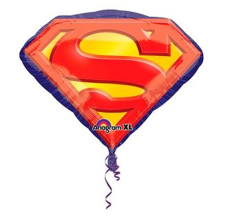 Шар фольгиваронный с гелием "Эмблема супермена"