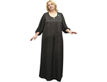 Нарядное длинное платье с люрексом БОЛЬШОГО размера Арт. 2359 (Цвет черный) Размеры 58-84