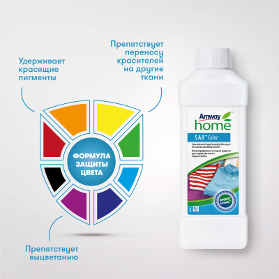 SA8 Концентрированное жидкое средство для стирки цветного и черного белья, 1л