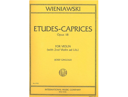 Wieniawski, Six Etudes-Caprices op.18
