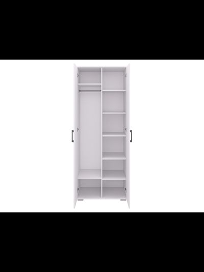 Шон-13 шкаф двухдверный распашной Белый