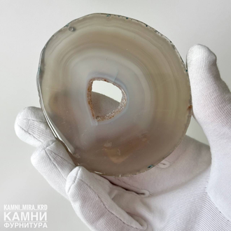 Агат природный срез, цена за штуку