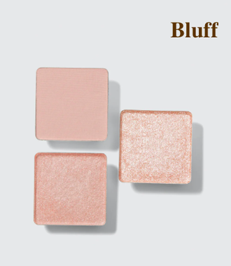 Glossier Monochromes Essential Eyeshadow Trio - Палетка теней