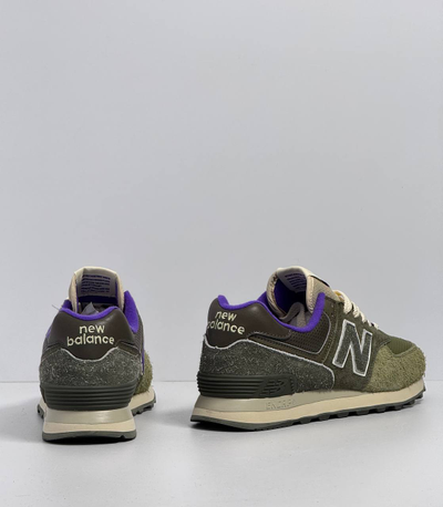 New Balance 574 Sneakersnstuff Nature Green Purple