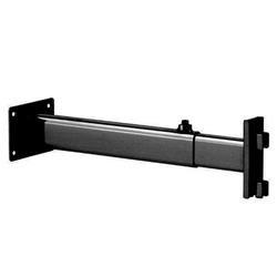 Регулируемое чёрное крепление к стене для торгового оборудования