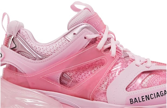 Balenciaga Track Trainers Clear Sole In Pink женские