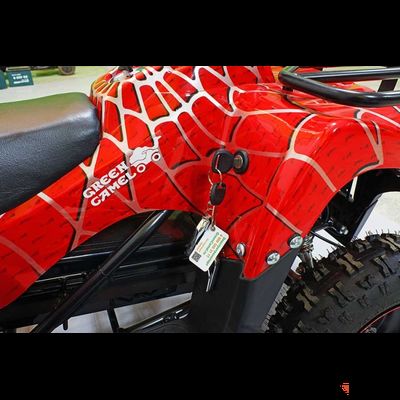 Квадроцикл GreenCamel Gobi K40 (30Ah 36V 800W R6 Цепной привод) быстросъем, Красный паук