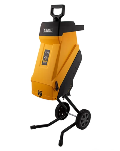 Садовый измельчитель электрический Denzel ECS-2500, 2500 Вт, 45 мм