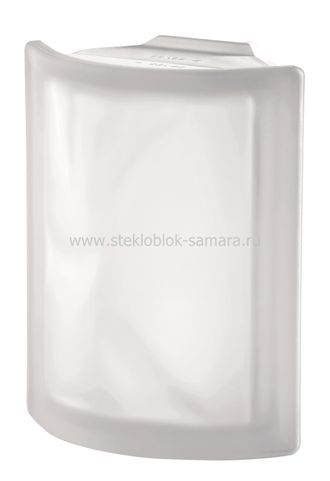 Угловой стеклоблок белый, матовый Vetroarredo (Италия), Neutro ANGOLARE O SAT