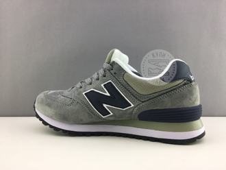 New balance 574 Серые замша женские (36-41) Арт. 060М