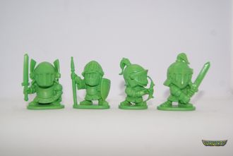 Рыцари Чиби БФ Зеленый полиэтилен