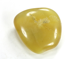 Опал золотой, желтый. галтовка, Перу (32*30*13 мм, 12 г) №26993