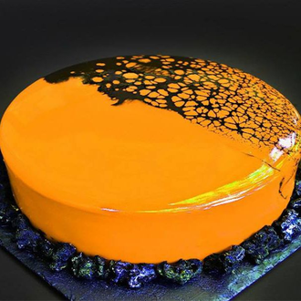 Гель кондитерский "Муар со вкусом Апельсина"