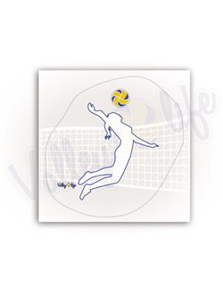 Наклейка на автомобиль "Нападающая"