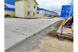 Парковка из плит ПАГ-14 ГОСТ заключительный этап