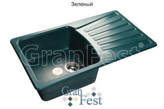 мойка Granfest STANDART  GF-S850L цвет зелёный