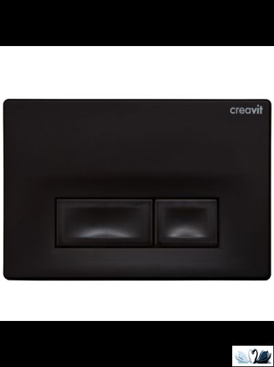 Инсталляция для унитаза Creavit GR5003.01 с кнопкой Ore GP3002.01 черная матовая