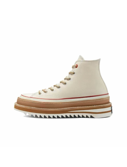 Converse Chuck Taylor 70 зимние кожаные белые на платформе A02093C фото