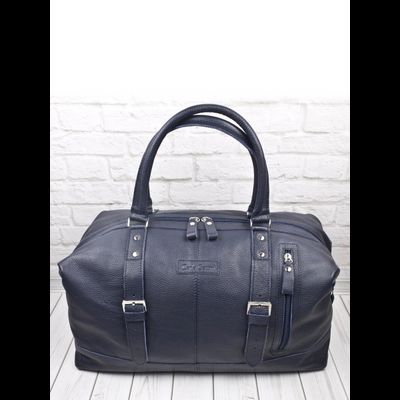 Кожаная дорожная сумка Campora blue (арт. 4019-19)