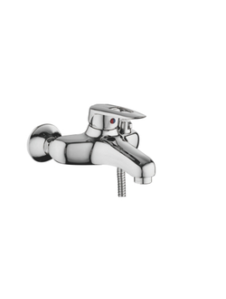 Смеситель для ванны и душа однорычажный, Латунь, Хром, Accoona A6311