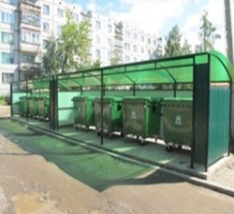 МФ 09.03 Контейнерная площадка на 2 бака