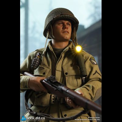 Рядовой Джеймс Райан (Мэтт Дэймон, "Спасти рядового Райана") - КОЛЛЕКЦИОННАЯ ФИГУРКА 1/6 WWII US 101st Airborne Division Ryan 2.0 (Deluxe Edition) (A80161S) - DID