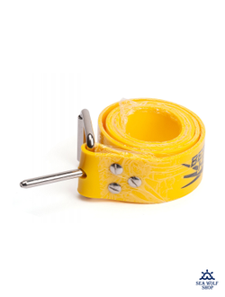 Ремень Scuba Brothers BH YELLOW Silicone силиконовый 135см