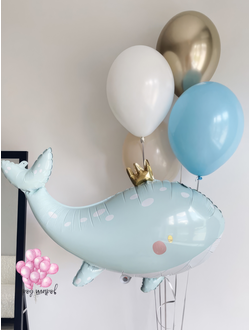 set-1-vypiska-iz-roddoma-malchik+доставка Краснодар, шарики с гелием недорого, спасибо за внука