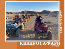 КВАДРОСАФАРИ (УТРО) ИЗ ХУРГАДЫ