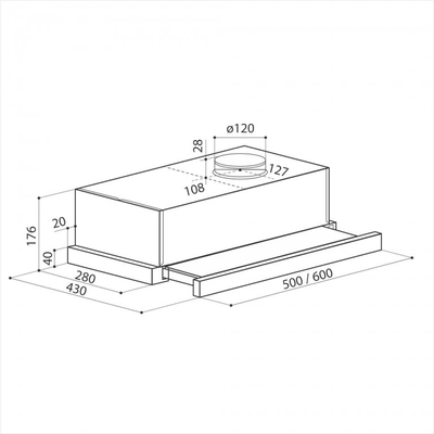 Вытяжка LEX HUBBLE 500 схема