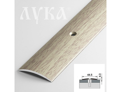 Порог-стык полукруглый ПС 04 1800мм дуб белен [47633]