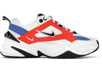 Nike M2K Tekno Белые с красным